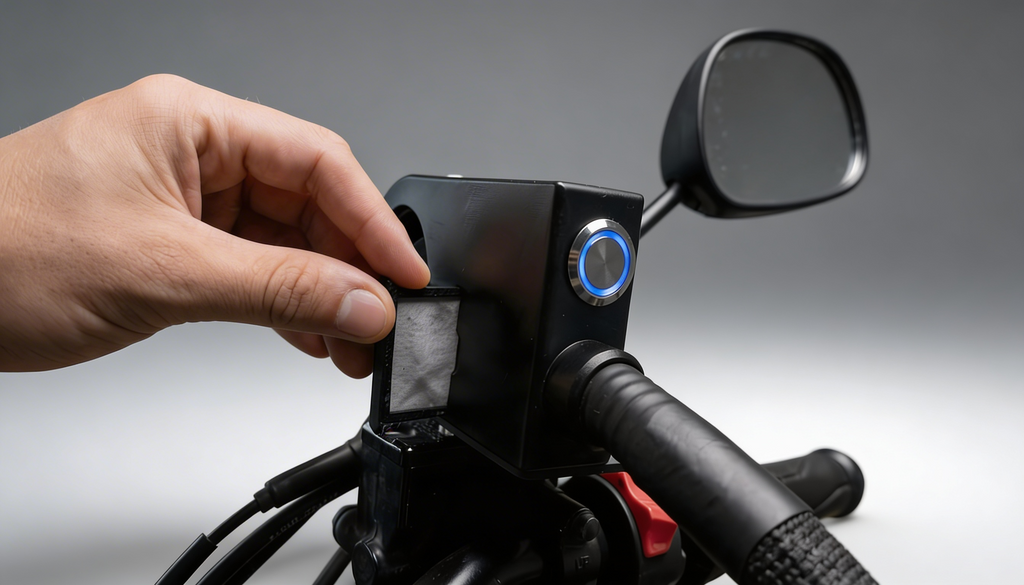 Easi Breezi helmet air purifier elevated angle product view